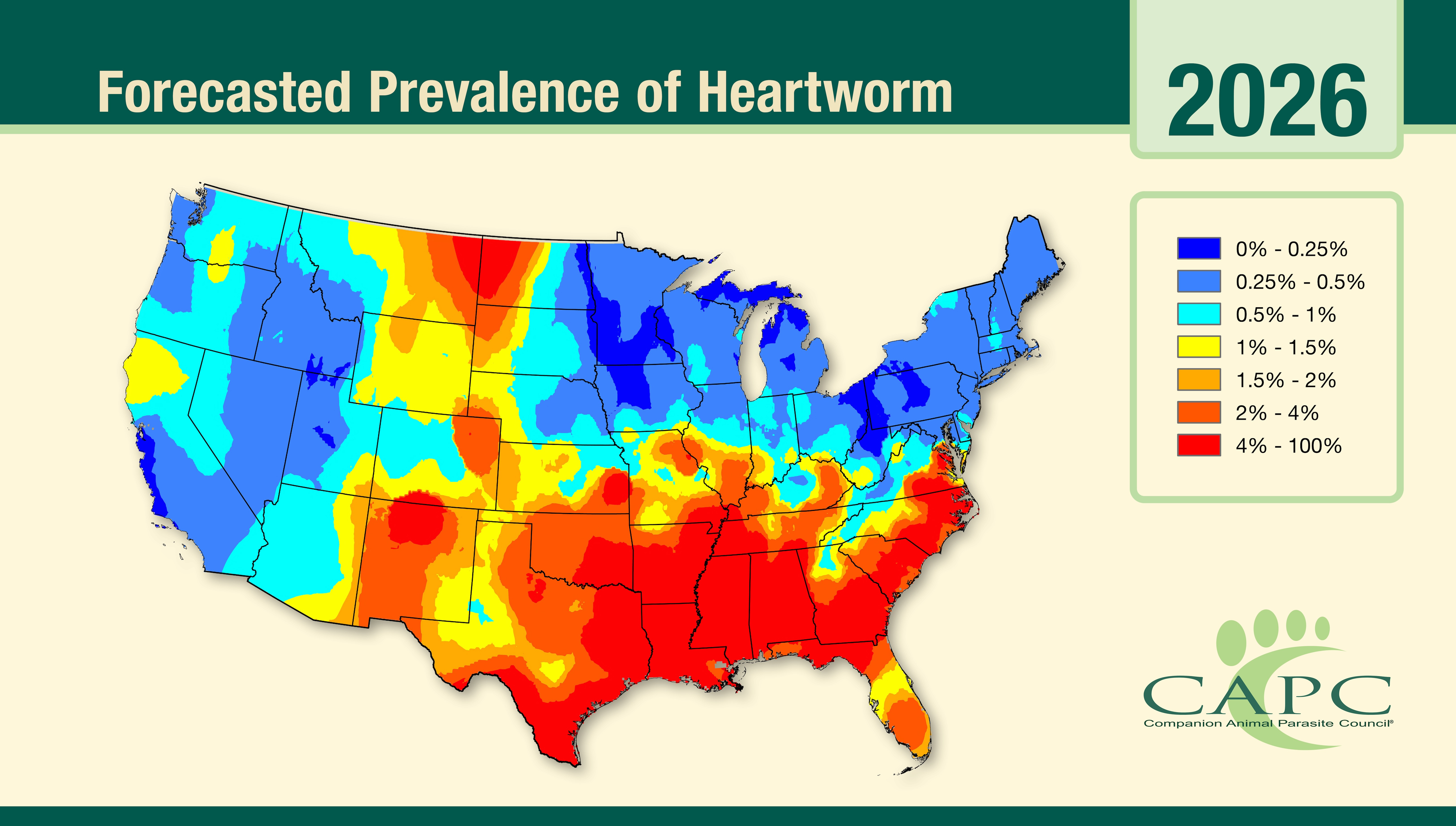 20260302 CAPC Forecast Maps Heartworm